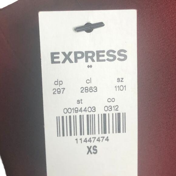 Express Burgundy Camisole - Size Extra Small (XS) - Picture 8 of 8